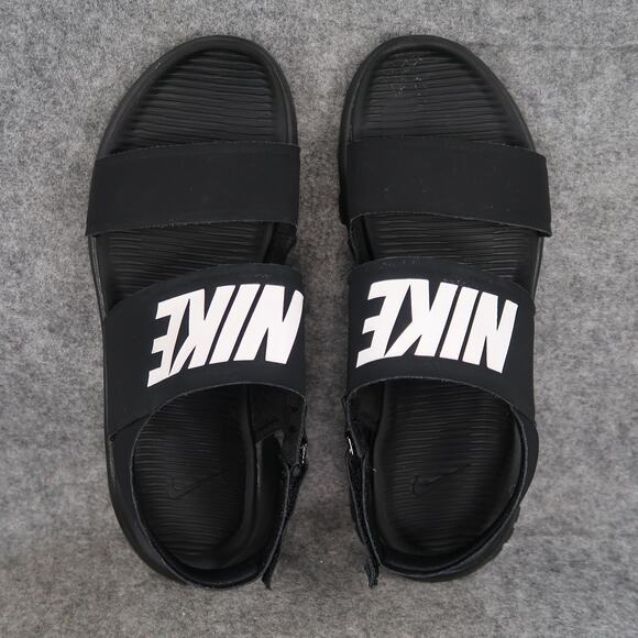 Nike Shoes Womens 9 Sandals Tanjun Casual Sport Recovery Comfort Black Strappy - Picture 6 of 13